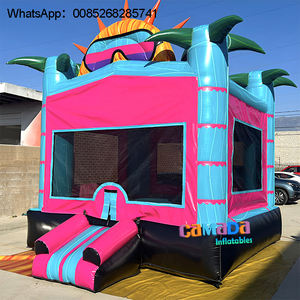 Gran oferta de 0,55mm, Castillo de salto de tobogán de grado comercial, inflables, castillo hinchable, casa de rebote inflable - Product Image 3