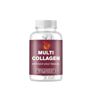 OEM Private Label Multi <b>Collagen</b> Capsule with Protein <b>Collagen</b> Complex Supplement for Healthy Skin Help Bone Strength Capsules - Product Image 1