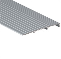 Plaque de seuil moderne et durable, résistante aux intempéries, transition de bord de sol, alliage d'aluminium, seuil de porte invisible