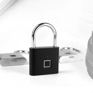 스마트 홈 지문 잠금 손가락 인쇄 자물쇠 도어 잠금 방수 열쇠가없는 USB 충전식 집 lockpads