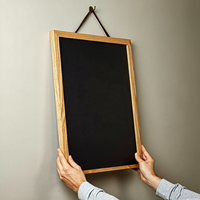 Tableau noir magnétique personnalisé en bois non poreux pour affichage de menus de restaurant et café – Édition Spéciale Festival de l'Approvisionnement de Septembre