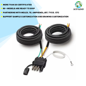 Kabel Kustom untuk Trailer Motor, Kabel Sambungan Motor untuk Jst Molex 4 Pin, Harness Kabel Otomotif - Product Image 3