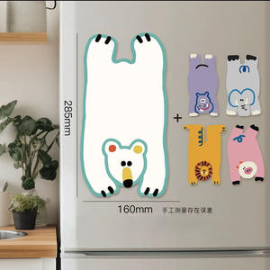 Aimant de réfrigérateur en PVC avec motif de chat porte-bonheur, planificateur hebdomadaire effaçable et réinscriptible, vente chaude de l'année du dragon, en polyrésine - Product Image 1