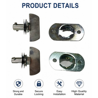 Boîtier d'ordinateur étanche, anti-poussière et anti-corrosion à bas prix, accessoires de châssis, verrou de fixation pour armoire