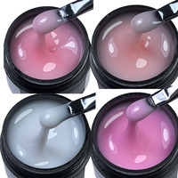 XGM NAILS Base Coat avec Gel Constructeur 2 en 1 Gel d'Extension 24 Couleurs Personnalisables Votre Couleur Sans TPO Sans HEMA Gel Constructeur UV