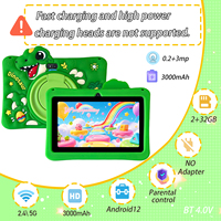 Tablet Edukasi Anak 7-inci Baru 16GB Quad-Core MTK 1.3GHz Android 8.1 Wi-Fi ROHS Layar Sentuh Kapasitif Tahan Banting USB