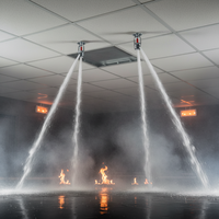 Kepala Sprinkler Kuningan Leyon Sistem Sprinkler Kebakaran FireLock Standar CE Respon Cepat Ulir NPT BSPT K8 ESFR Sprinkler Gantung