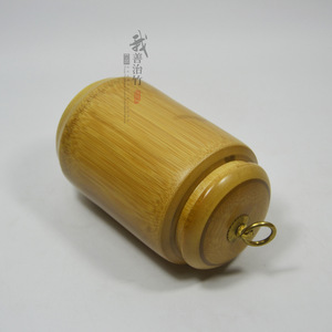 Jiangxiang Guocha Bamboo Tea Canister Wooden Lid Carved Design Gift Packaging <b>Large</b> Storage <b>Jar</b> For Tea - Product Image 4