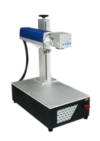 Machine de marquage laser à fibre de bureau 20W JPT Source graveur laser portable de haut niveau de sécurité pour le marquage de la pierre métallique