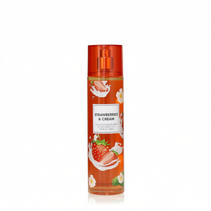 Brume pour le corps fraîcheur fraises et crème 230ml – Parfum rafraîchissant pour femme, usage quotidien - Product Image 1