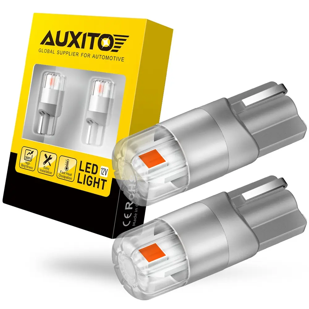 AUXITO auto lighting system Combo led canbus 6000k bright Red T10 12v automotive led bulbs for car
