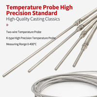Sensor de Temperatura PT100 de 3 Cables con Rosca G1/2 NPT1/4 BSP1/2, Termopar PT1000