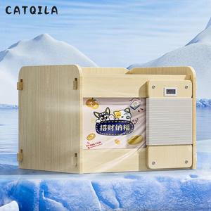 Nido de madera universal con aire acondicionado, artefacto de refrigeración ecológico para mascotas, gatos, perros, almohadilla de hielo, cama, casa, embalaje de cartón - Product Image 5