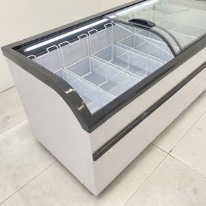 Congélateur Vitrine Commercial à Refroidissement Direct pour Îles Européennes, 2/3 Portes Vitrées, Idéal pour Crèmes Glacées et Aliments Surgelés - Excellent Rapport Qualité-Prix - Product Image 6