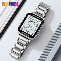Jam Tangan Digital SKMEI 2301 untuk Pria, Mewah, Tahan Air, Olahraga, Baja Anti Karat, Tahan Guncangan, Jam Tangan Pria 1888 Reloj Hombre