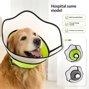 Collier de protection souple et durable post-opératoire pour grands chiens et chats avec fermeture auto-agrippante anti-léchage et anti-griffures - Product Image 5
