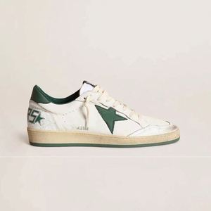 Chaussures décontractées, style rétro, en cuir de vachette avec strass, motif étoile à cinq branches pour homme, avec talonnette et semelles intérieures rehaussantes - Product Image 2