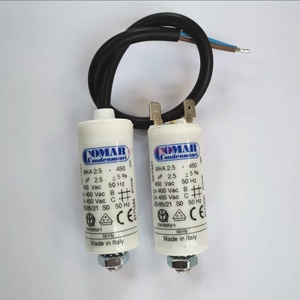 Condensateur de démarrage de moteur à film MKA Series New Italian <span class=keywords><strong>COMAR</strong></span> MKA 1 1.5 2 2.5 3 4 5 8 10 12 16 25 60 UF 400V 450V 5% - Product Image 3