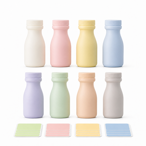 Fournisseur de <span class=keywords><strong>Confiance</strong></span> – Flacons en Plastique PE Blancs Personnalisables de 100 ml, Hygiéniques, Étanche et Faciles à Manipuler, pour l'Emballage de Produits de Santé - Product Image 2