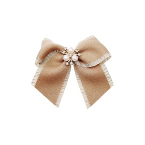 Accessoires pour cheveux coréens, style frais et doux, nœud multicolores en couleur unie, pince à cheveux fantaisie, barrette à nœud en ruban pour jeunes filles - Product Image 3