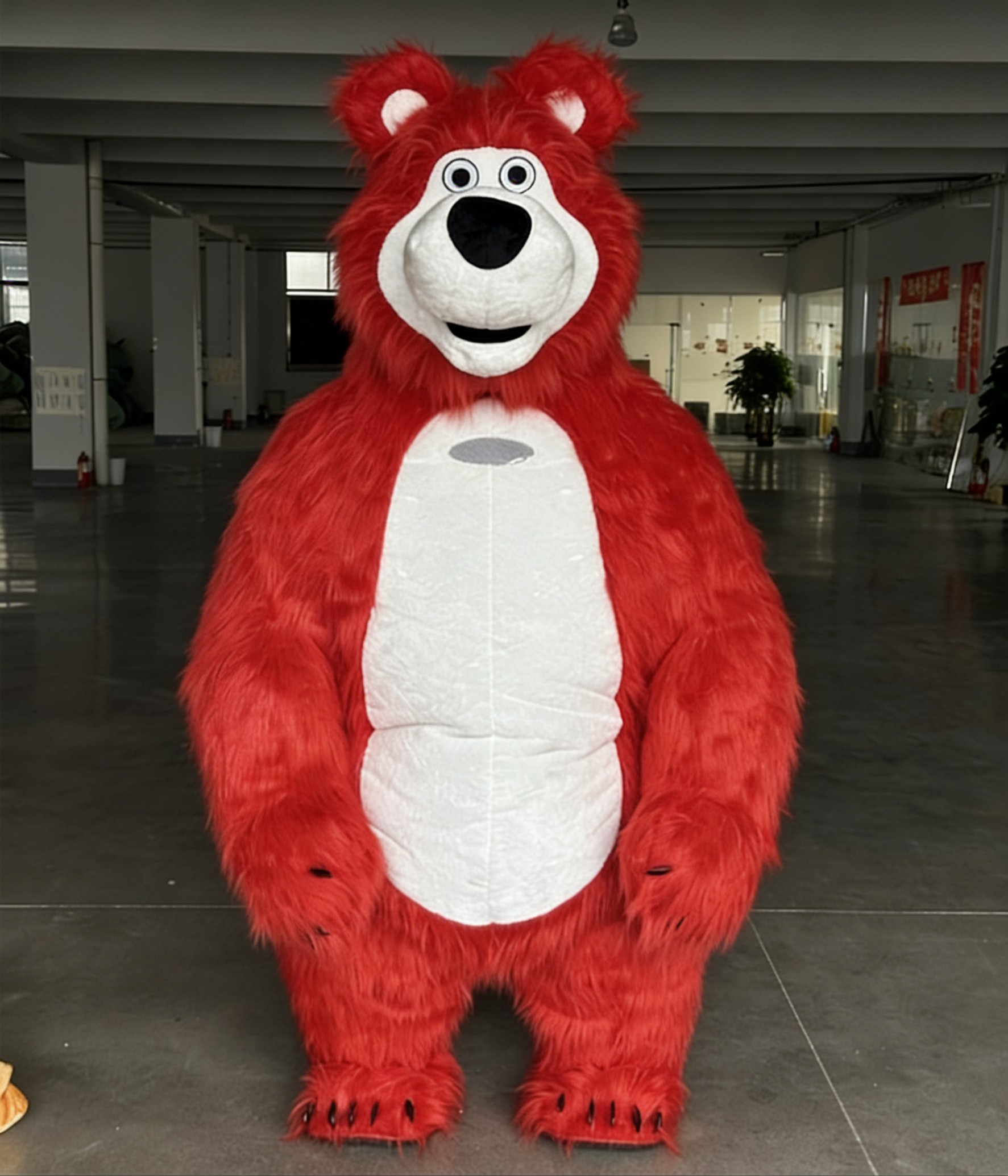 Orso masha rosso