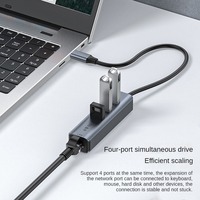 Tarjeta de Red USB-C 3.0 a Gigabit Ethernet RJ45, Directo de Fábrica, Chip AX88179A para LAN de 10/100/1000M