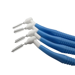Brosse interdentaire écologique pour adultes avec manche en bambou et fil dentaire en nylon plastique – Outil de nettoyage des dents - Product Image 6