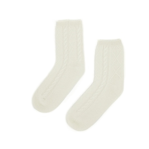 Custom Women Cashmere <strong>Socks</strong> Cable Knitted Cashmere <strong>100</strong> <strong>Wool</strong> <strong>Socks</strong> Winter Warm Soft <strong>100</strong>% Cashmere <strong>Socks</strong> - Product Image 6