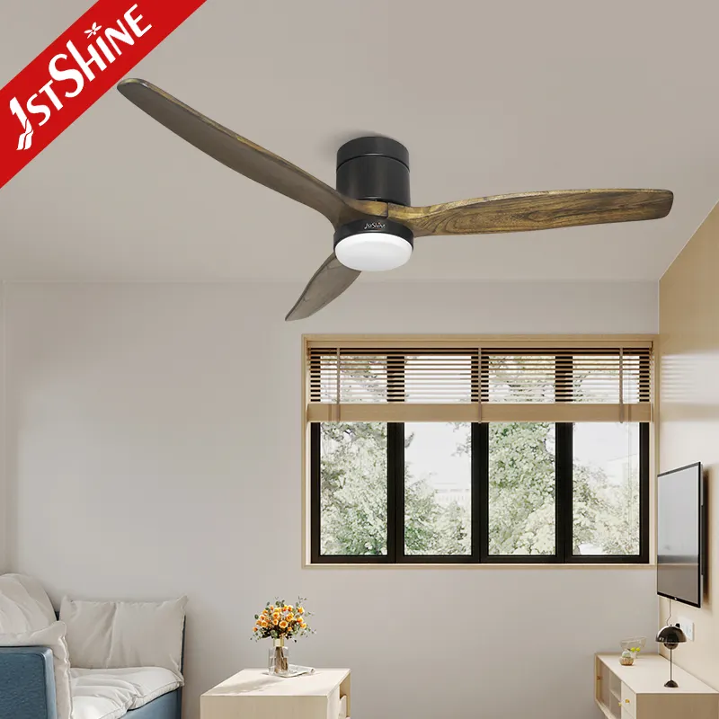 1stshine ceiling fan decorative led lighting MDF wood blades 52 inch ceiling light fan