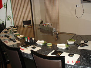<span class=keywords><strong>Restaurant</strong></span> commercial japonais Équipement d'intérieur sans fumée Induction Teppanyaki Table Top Teppanyaki BBQ Grill - Product Image 3