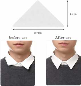 Corrector de Bordes Anti-Deformación, 30 Piezas, Adhesivo Transparente de PVC, Sin Rizos, para Cuellos de Camisa Polo - Product Image 5