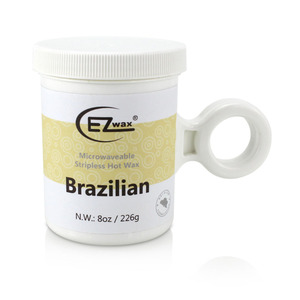 Venta directa de fábrica EZ Wax 8oz 226G Tiras de cera de depilación para microondas para depilación facial Formulación belga - Product Image 2