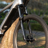 Vélo de montagne électrique 27,5 29 pouces en aluminium, suspension intégrale, Enduro, 500W, assistance longue portée, 12 vitesses, frein hydraulique sans fil
