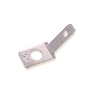 <span class=keywords><strong>FASTON</strong></span> Tab Kẹp Uốn Cong Dòng 90 Độ 187 Kẹp PCB Phích Cắm Hàn OEM Dập Phẳng Đầu Cắm Lưỡi Nam Kết Nối - Product Image 4