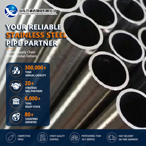 ASTM Standard 309S Pickled 88.9mm 10mm Seamless ASTM A269 Stainless Steel Pipe for Offshore Platform - Product Image 1