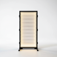 Dernier design : Présentoir lumineux en métal transparent avec LED pour cartes gradées PSA