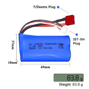 7.4v 1500mah 18650 סוללת ליתיום עבור wltoys 10428 12428 12423 רכב Rc סוללה חלקים 2s עבור 16101 scy 1602 16103 16106/sg116 - Product Image 2
