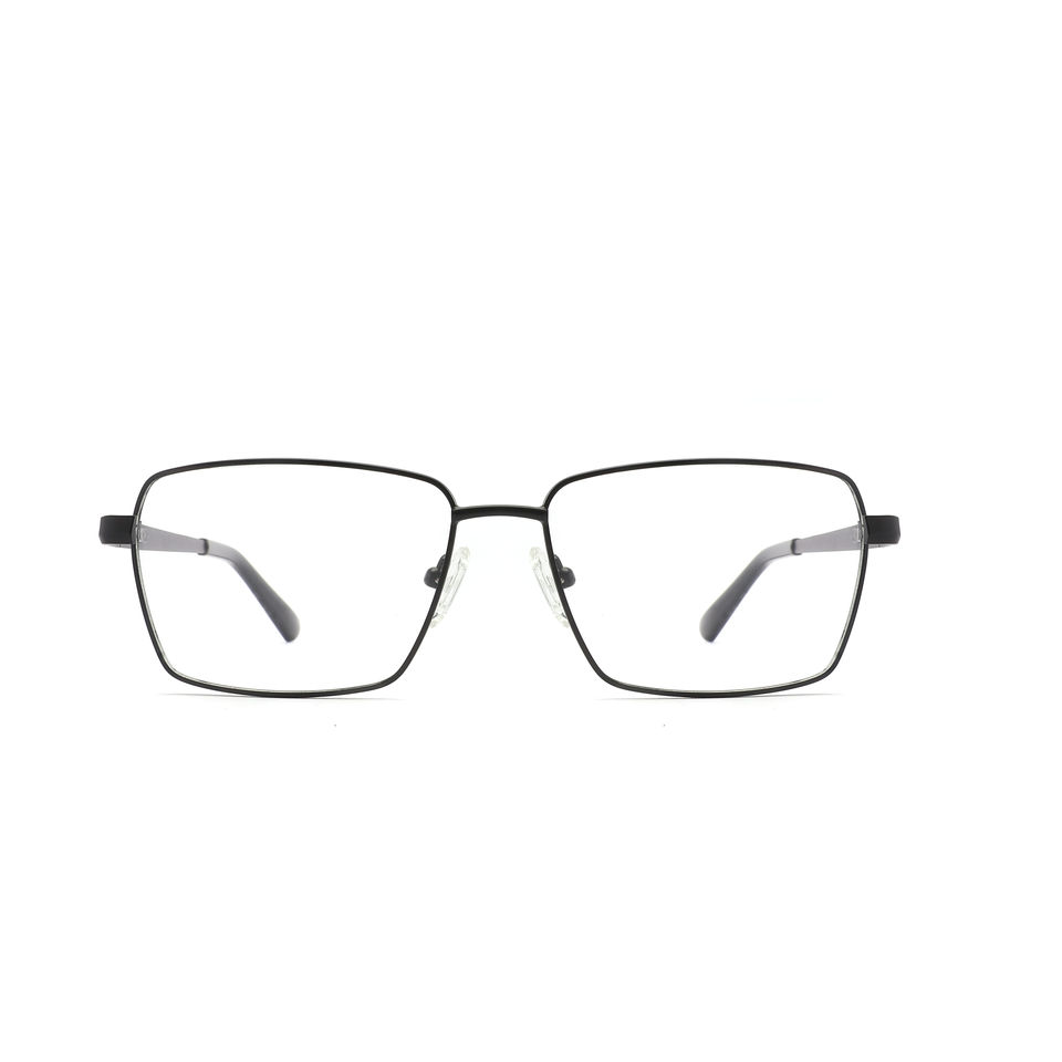 Latest Fashionable Full Frame Square Eyeglasses for Men LE8859 Solid ...