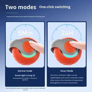 Smart Modern Cartoon Katzen-und Hunde teaser ball Automatisches Silikon Umwelt freundliches wiederauf lad bares interaktives Spielzeug - Product Image 3