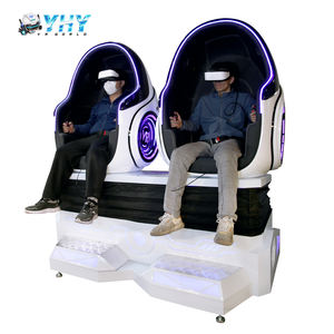YHY Promotion à prix réduit : Équipement de réalité virtuelle 2 places, simulateur de manèges de montagnes russes, fauteuil œuf VR 9D - Product Image 1