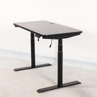 2DF3 NATE Meilleure vente double moteur intelligent électrique ergonomique hauteur réglable en forme de L cadre de table de bureau debout