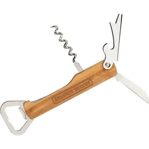 Cavatappi in Legno 4 in 1 Personalizzabile <span class=keywords><strong>per</strong></span> Regalo <span class=keywords><strong>di</strong></span> Addio al Celibato, Testimoni, <span class=keywords><strong>Matrimonio</strong></span>, Proposta, Bomboniera, Apribottiglie - Product Image 3