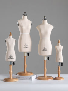 1/2 또는 1/3 또는 1/4 스케일 원피스 양식 미니 여성 소프트 모델 반 스케일 아기 마네킹 조정 가능한 양재점 마네킹 어린이 크기 - Product Image 3