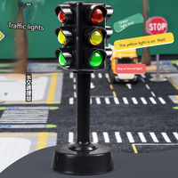 Maternelle Simulation route tachymètre signe modélisation sécurité éducation accessoires feux de circulation lumière jouet éducatif avec son