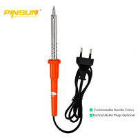 Kit de fer à souder professionnel 30W 40W 60W pour réparation électronique 110V 220V, poignée multicolore, ensemble d'outils personnalisables