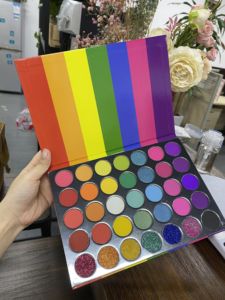 Trang Điểm Neon Màu 35 Nhỏ Tùy Chỉnh Đá Cẩm Thạch Tông Vegan Miễn Phí <span class=keywords><strong>Eyeshadow</strong></span> <span class=keywords><strong>Palette</strong></span> - Product Image 6