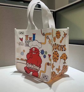 Non-woven bags/<b>tote</b> bags with bottoms and sides various colors universal packaging screen printing available free logo design - Product Image 1