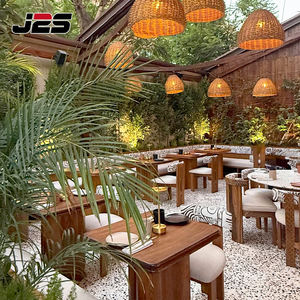 ชุดโต๊ะเก้าอี้อลูมิเ<span class=keywords><strong>น</strong></span>ียมสำหรับใช้งา<span class=keywords><strong>น</strong></span>กลางแจ้ง J2S รุ่นโมเดิร์น พร้อมเบาะสีขาว สำหรับโครงการร้า<span class=keywords><strong>น</strong></span>อาหารหรือระเบียง - Product Image 3