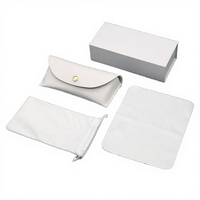 DUNGU Bestclean Modèle 101 Étui de rangement pour lunettes personnalisé à motif de dessin animé, style rectangulaire simple, avec chiffon de nettoyage, personnalisable