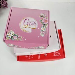 Luxury Pink Corrugated Aircraft Box - Full Printing Inside & Outside Shipping <b>Boxes</b> for Beauty & Jewelry - Product Image 2